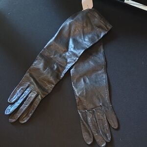 Silk Lined Leather Gloves Vintage Sz 6 1/2